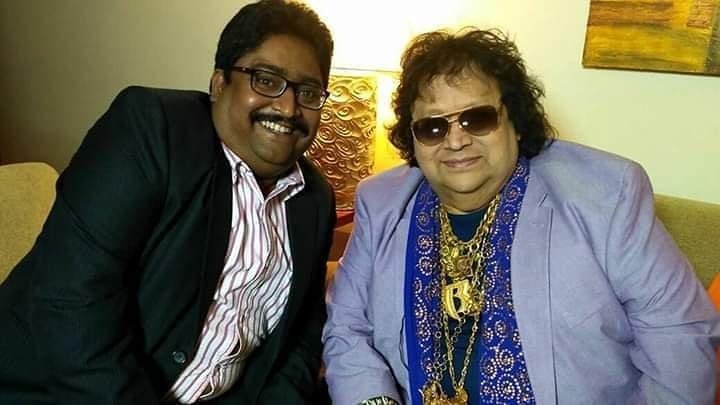 golden man with the golden voice Bappi Lahiri with Debopam Sarkar